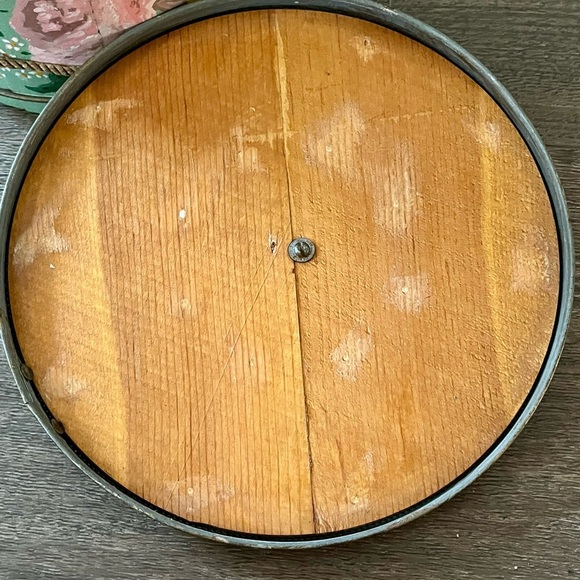 Floral Green Decorative wooden Bucket - Picture 5 of 13